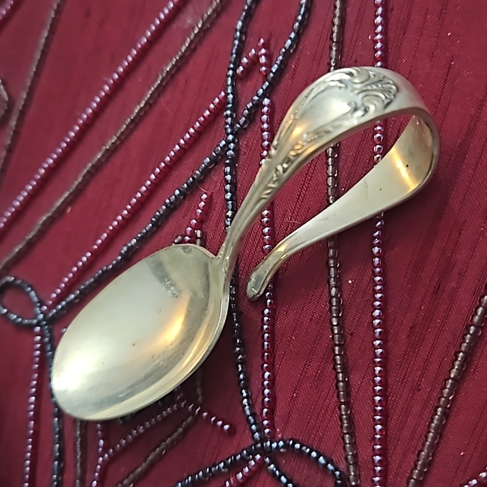 1800s marked W.M. A. Rogers silverplate Vrare OLD rare spoon READ
